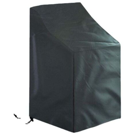 ZVD Housse pour 4 à 6 chaises de jardin empilables 64 x 64 x 70/120 cm (1/4)