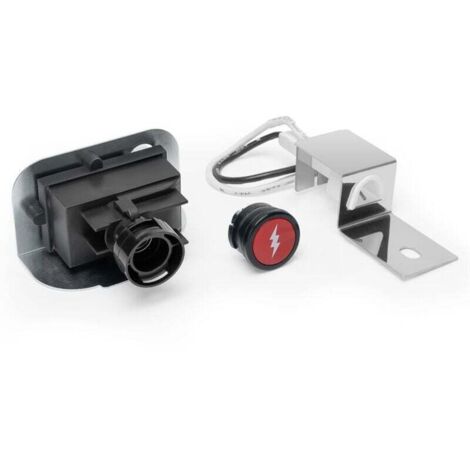 ZVD Kit D'allumage électronique de Rechange pour Weber Q120 Q220 Barbecue à Gaz, Remplace Les Numéros de Pièce pour Weber 80475, Noir (1/4)
