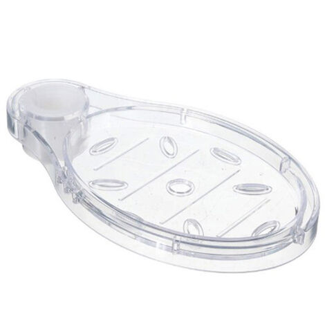 Boîte savon plastique - Porte-savon transparent douche, support rangement 1 pc 22mm (1/5)