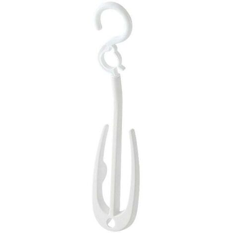 ZVD Lot de 2 cintres à chaussures stables et réglables, en plastique pratique (1/3)