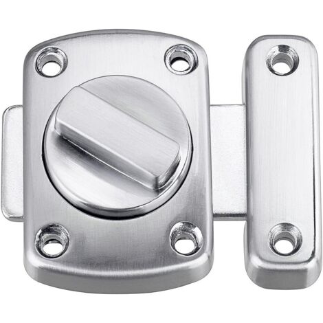 Door Lock Door Bolt Bathroom Toilet Door Bolt Latch Cabinet Cupboard Shed Door Lock Bolt (1/5)