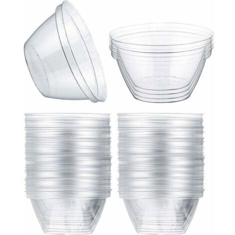 ZVD Paquet De 50 Couvertures De Cloche De Dme Réutilisables Plante Cloche Couverture Protecteur Gel Garde Gel Protection pour Saison Extension Jardin Protection Contre Le Gel (1/4)