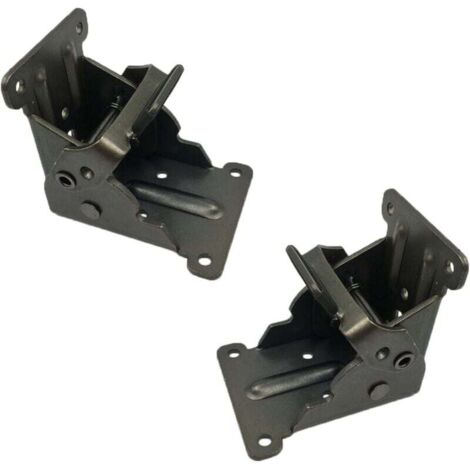 ZVD Supports pliables - charnières autobloquantes - ferrures et soufflets pour pieds - pour pieds pliants,établis pliants,buanderie,garage,bateau (1/4)