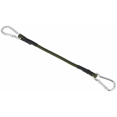 ZVD Kit d'accessoires pour voile d'ombrage - 4 tendeurs élastiques - Noir - Protection solaire - Fixation - Outils de montage,Superma,vert, (1/4)