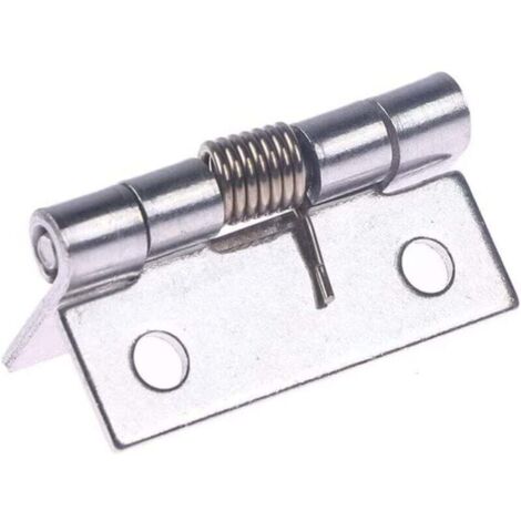 ZVD Charnières pour portes d'armoires 1 pièces 2 pouces de Long en acier inoxydable charnière à fermeture automatique coin ressort tirer porte charnière meubles armoire réparation matériel fournitures (1/4)