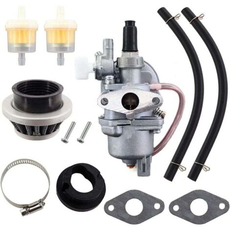 ZVD Carburateur avec filtre à air, filtre à carburant, jeu de tuyaux pour mini moto 2 temps 47cc 49cc ATV quad dirt bike mini moto go-kart (1/4)
