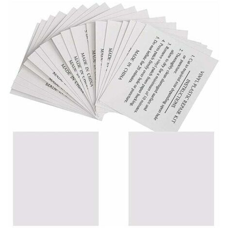 ZVD Lot de 50 Patchs de Réparation 5,5 x 6,5 cm Rustine de Réparation pour Piscines, Matelas, Bouées, Spas Gonflables, (1/4)
