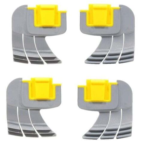 ZVD Lot de 4 brosses à récurer cyclone centrifuge r0714400 pour nettoyeur de piscine Zodiac mx8 mx6 Elite (1/4)