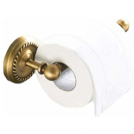 ZVD Porte-Papier Toilette Mural Laiton Antique Support de Rouleau de Salle de Bain Rétro Porte-Rouleau de Papier WC avec Support pour téléphone portable (1/4)