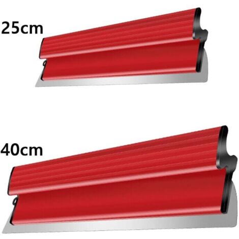 ZVD 2pcs Lame à lisser 25cm+ 40cm pour outils muraux, peinture, écumage, lame flexible，Couteau à lisser mural réutilisable (1/4)