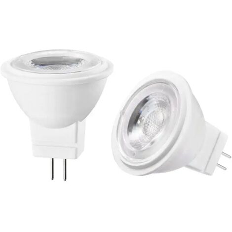 Ampoules LED COB MR11 GU4 Dimmables - 3W 3000K, Équivalent à une Ampoule Halogène de 30W, Blanc Chaud (1/5)