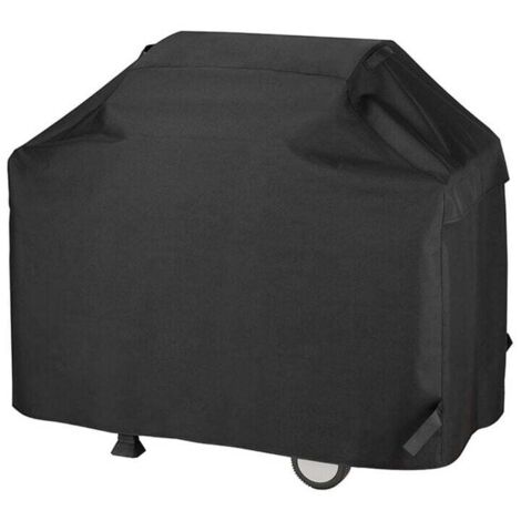 ZVD Housse de barbecue 65 pouces, housse de gril à gaz étanche et résistante à la décoloration et aux UV, compatible avec les barbecues Weber Char Broil Outback, noir (170 x 61 x 112 cm) (1/4)