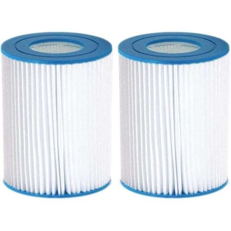 ZVD Cartouche de Filtre de Piscine de Type II, Cartouche filtrante pour bestway 58094 Filtre Pack, Pompes de Filtre Cartouche de Filtre de Remplacement Universel. (2 pièces) (1/4)