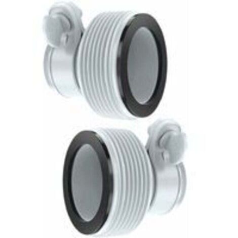 ZVD Kit adaptateur de conversion de tuyau B pour tuyau Intex B Pool 3,2 cm à 3,8 cm Pièces de conversion de rechange (1/4)