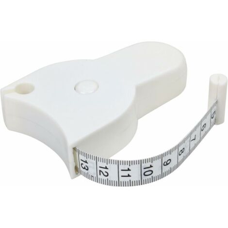 ZVD Blanc - 1 ruban à mesurer pour mesurer le tour de taille, pratique pour les régimes amaigrissants (1/4)