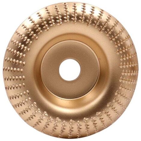 ZVD 3 Pièces Disque de meulage Disques de meuleuse d'angle Disque de sculpture sur bois Meuleuse d'angle Disque abrasif pour la coupe du bois Façonnage Polissage (or rose) (1/4)