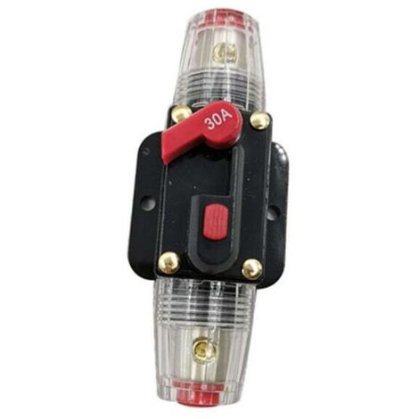 ZVD Auto-disjoncteur de réinitialisation (Taille : 30A) de l'inverseur de fusibles pour la voiture Marine système de bateau de protection-12V-24V (1/4)