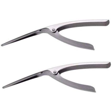 ZVD Lot de 2 éplucheurs crevettes en acier inoxydable (1/3)