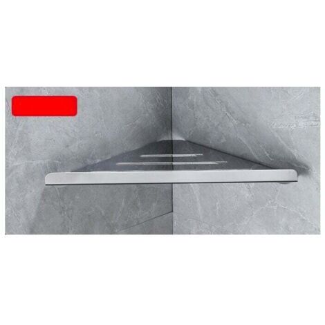 ZVD Silver - Étagère de douche et rangement, étagère de douche d'angle, étagère murale de salle de bain, acier inoxydable (1/3)