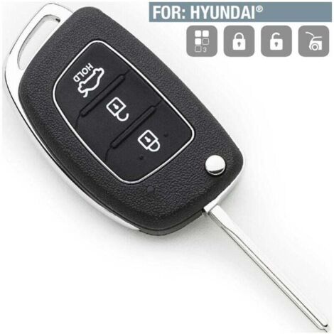 ZVD 1 pièce emballé toy40 pour Hyundai 3 touches elantra solarisi ix35 télécommande pliante clé de voiture de remplacement Shell