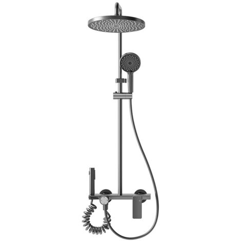ZVD Ensemble de douche en alliage d'aluminium, ensemble de salle de bain complet (1/2)
