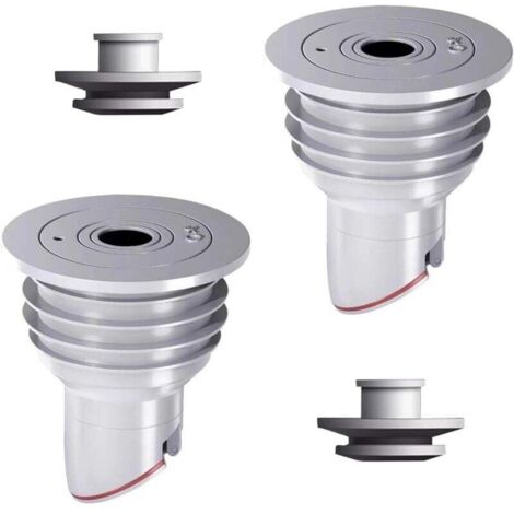 ZVD 2 Pièces Joint de Tuyau de Machine à Laver, Gris Bouchon Anti Odeur Machine à Laver Bouchon D'Étanchéité de Tuyau D'Évacuation, Joint de Tuyau d'égout Bague d'étanchéité pour Cuisine(35-40 mm) (1/4)