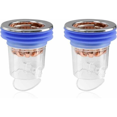 ZVD Valve anti-odeur, 2 pièces bouchon de douche anti-odeur, bouchon de douche anti-odeur pour sol de douche, noyau désodorisant pour balcon, siphon de sol de cuisine et de salle de bain (1/4)