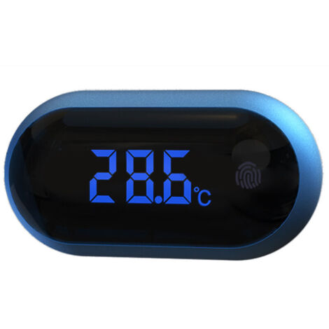 ZVD Thermomètre D'aquarium, Thermomètre à Eau Numérique à écran Tactile LED, Moniteur De Température De Réservoir De Haute Précision Pour Aquarium D'eau Douce, Reptiles D'eau De Mer (1/4)