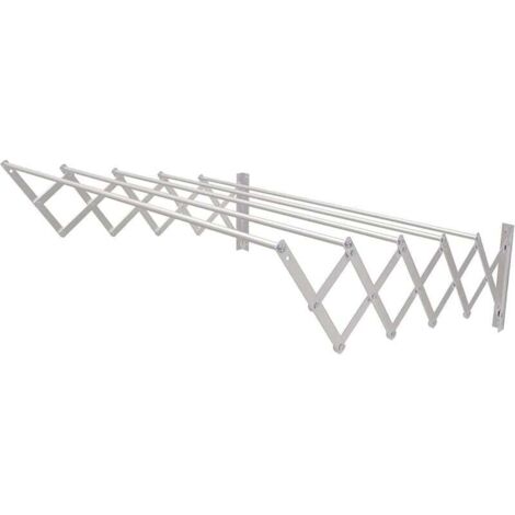 ZVD ArgentCorde à linge murale rétractable 60cm80cmAluminium haute résistanceFinition acier inoxydableDimensions : 60cm80cm cmCorde à linge pliableCorde à linge extérieure (1/4)