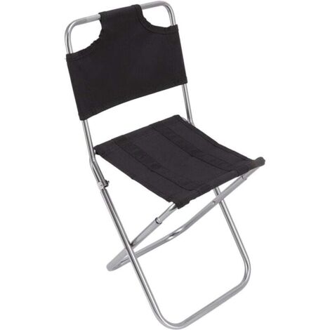 ZVD Fei Yu Tabouret pliant d'extérieur portable Mini tabouret pliant ultra léger avec sac de rangement Convient pour la pêche, le camping, le barbecue en plein air, les voyages (34 x 23,5 x 27 cm) (1/4)