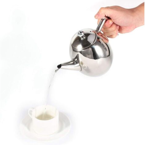 Generic Théière En Acier Inoxydable - Cafetière Avec Filtre - Bouilloire - Prix pas cher | CI