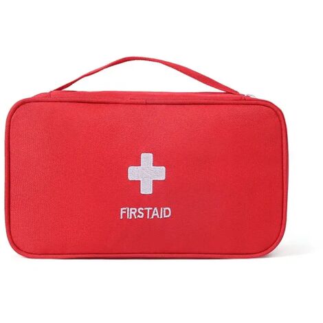 Sac médical d'urgence de grande capacité - boîte de rangement de premiers secours - sac à main de maquillage pour survie (1/5)