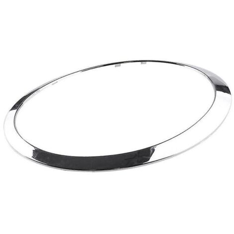 ZVD Bague de garniture de phare avant gauche chromée 51712355798 pour R56/55/57/58/59 07-15 Bague de sourcil chromée Cov (1/3)