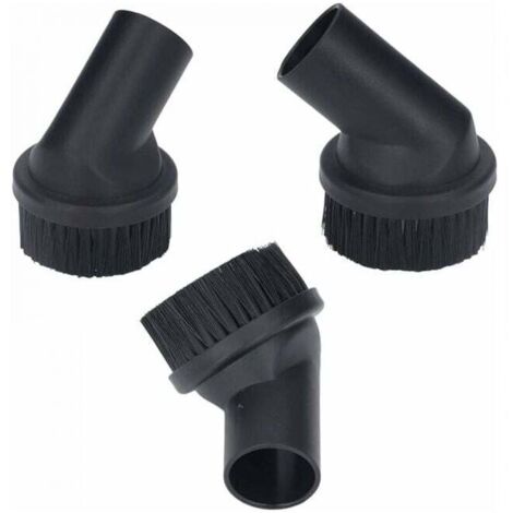 ZVD 3 pièces aspirateur Brosse Ronde, 35mm/1.38in diamètre intérieur Brosse à poussière Ronde Accessoire pour aspirateur pour Nettoyer Les lacunes du canapé (1/4)
