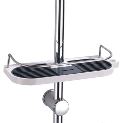 ZVD Support de douche, barre de douche anti-perforation, receveur de douche, garde-corps réglable (1/4)