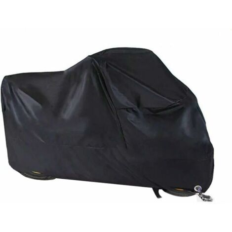 ZVD Feiyu Motorbike Cover, Transmitter Motorcycle Garage Winterproof Waterproof Motorcycle Tarpaulin Outdoor with Lock Holes Dustproof Tarpaulin for Harley Davidson, Honda, Suzuki, xxl (1/4)