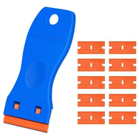 Outil de grattoir en plastique Lames en plastique Lames en plastique, grattoir à vitre avec lame (1/5)
