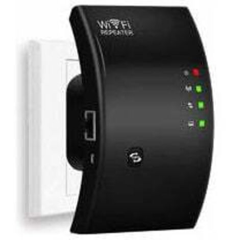 ZVD Répéteur WiFi, Amplificateur WiFi Puissant, WiFi Extender N300, WiFi Signal Booster, 1 Port Ethernet, Couvre jusqu'à 200㎡, Facile à Installer, Compatible avec Toutes Les Box Internet (1/4)