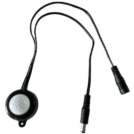 ZVD Dc5V-24V 12V 5A Pir Corps De Mouvement Infrarouge Capteur De Detecteur De Capteur Photosensible Commutateur Pour Diodes Electroluminescentes Bande De Lumiere, Noir (1/4)
