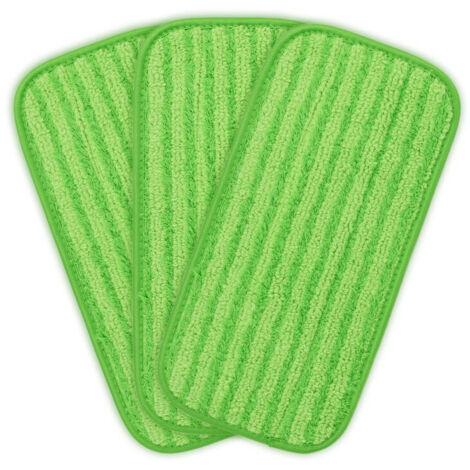 ZVD 3 pièces adaptables Swiffer WetJet flat sticky snap mog set 12 pouces mog sol réutilisable, chiffon de nettoyage (1/4)