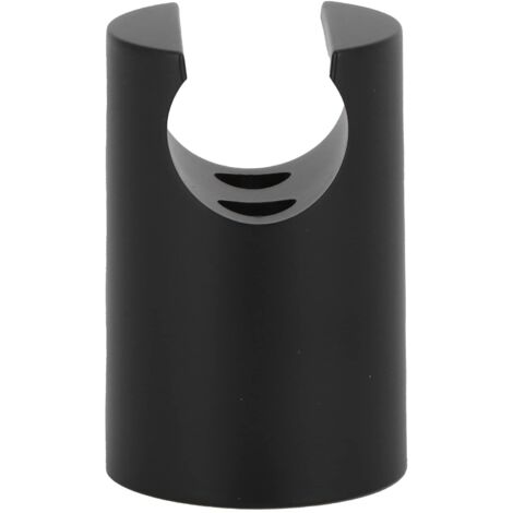 Shower Head Holder, Handheld Shower Head Wall Mount, Bathroom Hardware Clamp Holder(Black)