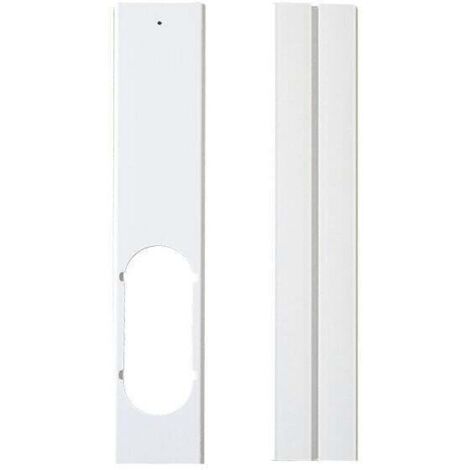ZVD Plaque de Kit de Fenêtre -Joint de Fenêtre Réglable Kit de Glissière de Fenêtre Climatiseur Portatif Plaque D'Étanchéité avec Tuyau D'Échappement pour Climatisation Mobile(2 pcs,55cm10cm) (1/4)