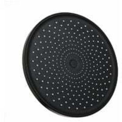 Pomme de douche pluie, pomme de douche fixe haute pression avec panneau rond ciel étoilé noir (1/5)