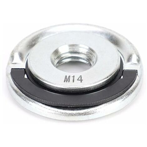 ZVD Écrous meuleuse d'angle écrous de verrouillage accessoire de meuleuse d'angle outil de serrage utilitaire rapide M14 14mm adapté (1/4)