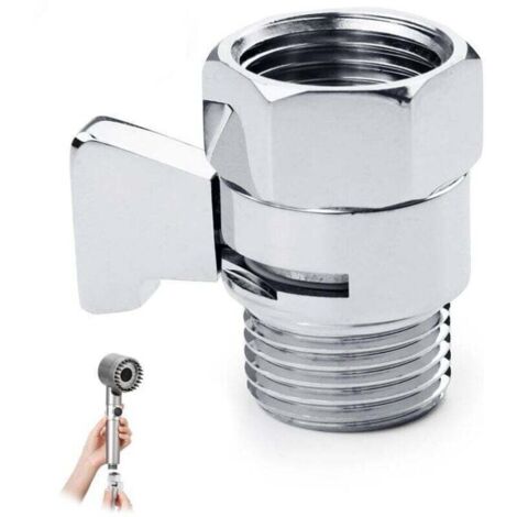ZVD Raccord de vanne de commutation droit à filetage intérieur et extérieur à 4 points, douchette de pistolet de pulvérisation, G1/2 (1/4)