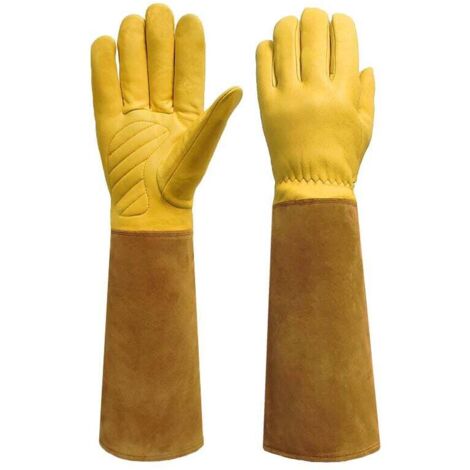 ZVD Gants de protection RONCIER épines et ronces - Taille 11.5cm - Brun