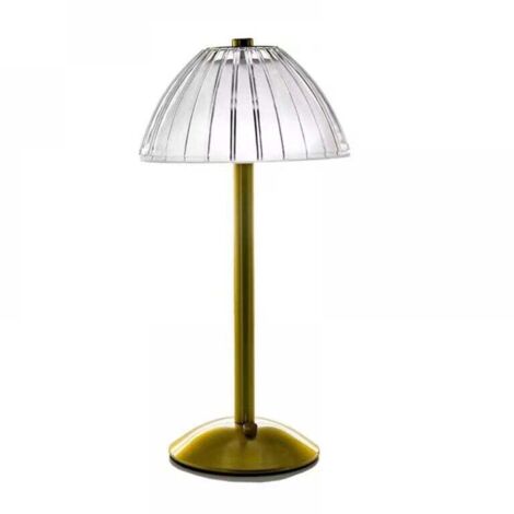 ZVD Lampe de bureau LED sans fil à intensité variable avec batterie, 3 couleurs de lumière, lampe de chevet pour salon et chambre (1/4)