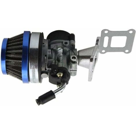 ZVD Mini moto carburateur moteur 2 temps 49 cc 47 cc 43 cc Carbu avec filtre à air adapté pour mini Pocket Bike Go Kart Quad Dirt Bike ATV etc.-Fei Yu (1/4)