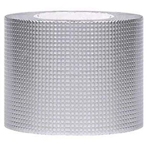 LECH ALUMINIUM TAPE : Ruban Adhésif Hyper Résistant et Étanche à Forte Tenue pour Fissures, Fuites, Trous（5CM5M） (1/5)