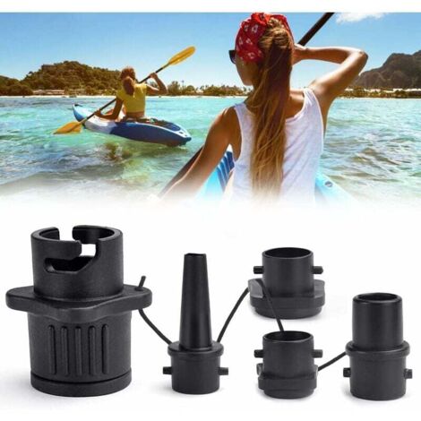 ZVD Adaptateur de pompe SUP pour bateau gonflable Convertisseur de pompe à air et valve Kite/Boston Pomp (1/4)